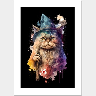 Wizard Cat Posters and Art